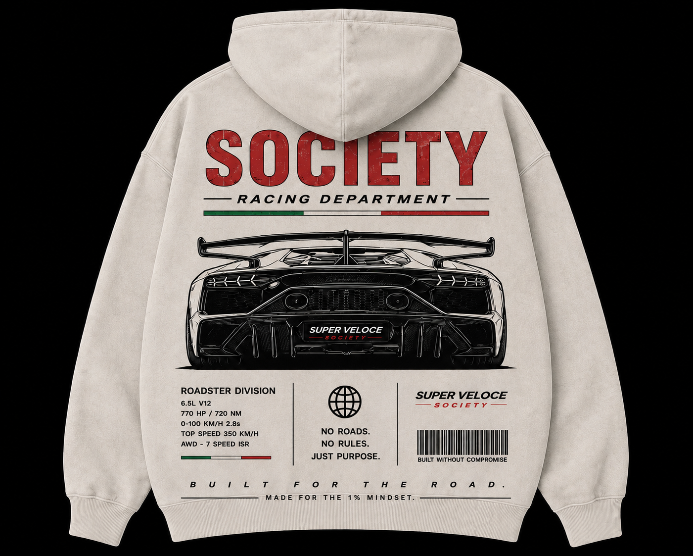 SOCIETY ROADSTER DIVISION HOODIE