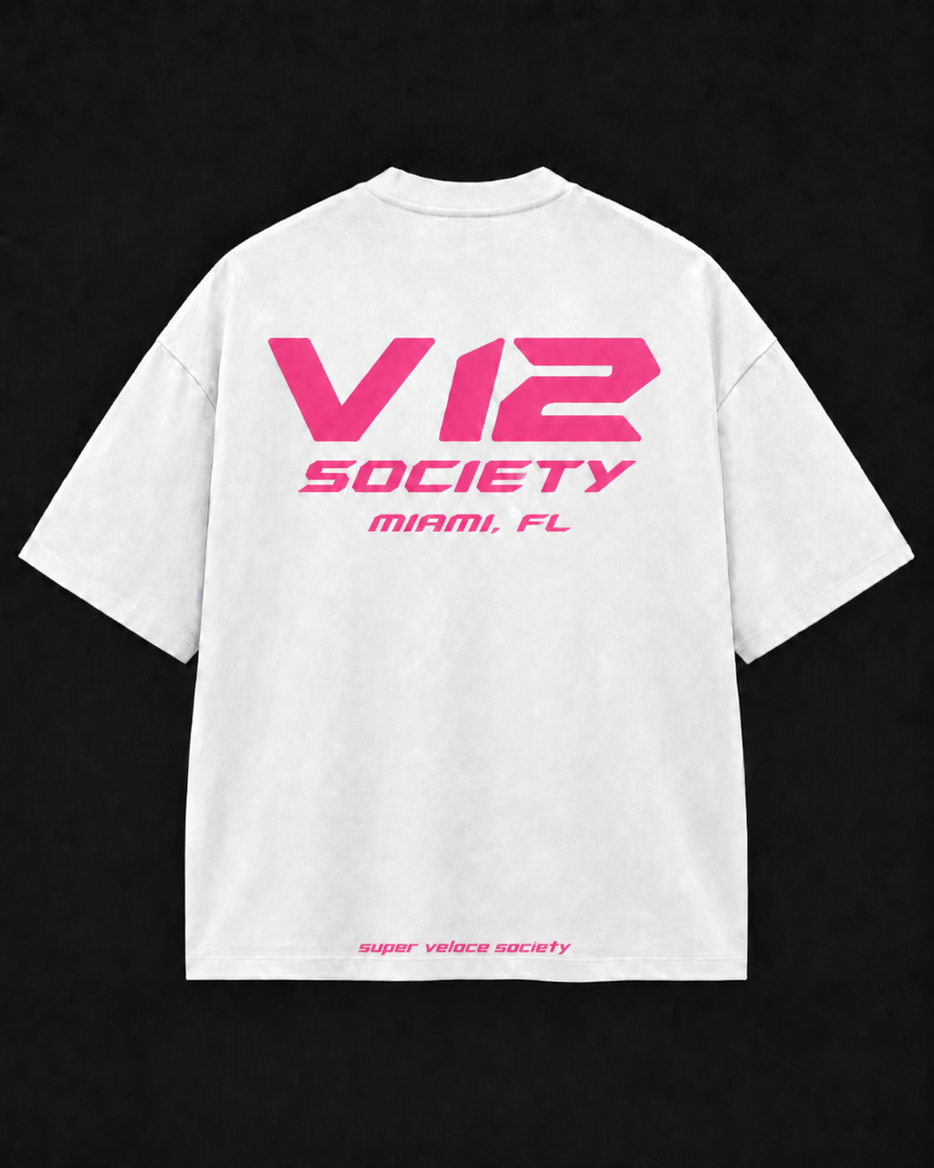 V12 Society Miami Oversized Tee