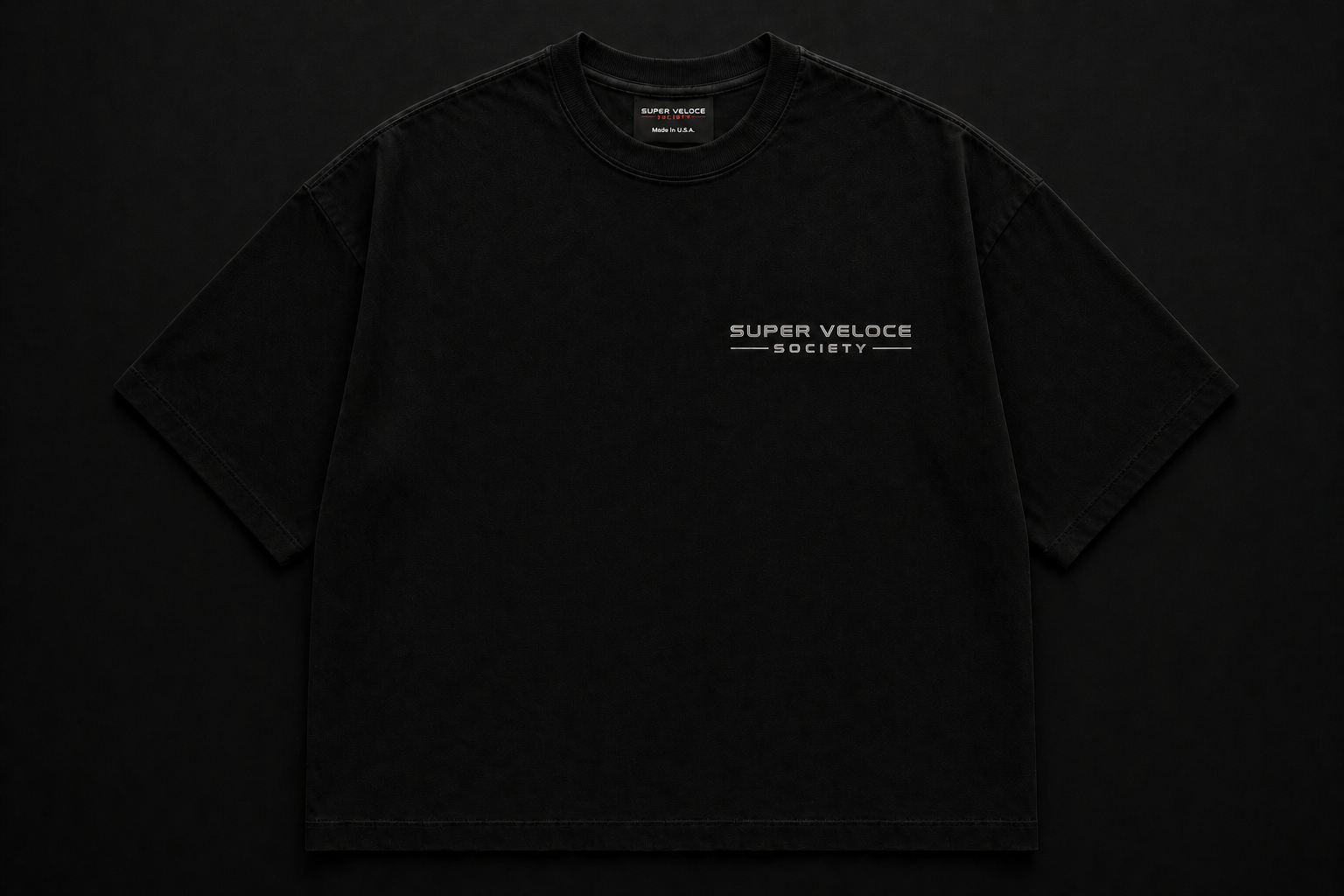 V12 IGNITION ORDER T-SHIRT  BLACK